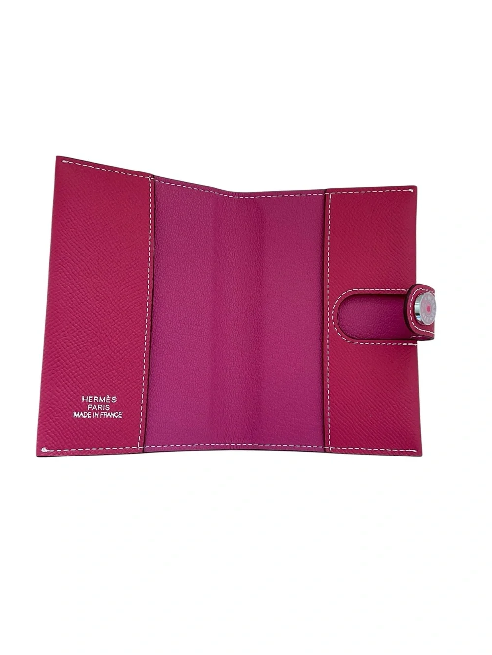 Pink Leather Passport Holder Wallet NEW